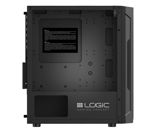 LOGIC CONCEPT Obudowa komputerowa bez zasilacza Logic Aramis ARGB MINI USB 3.0 AM-ARAMIS-10-0000000-0002 - 1123091 - zdjęcie 3